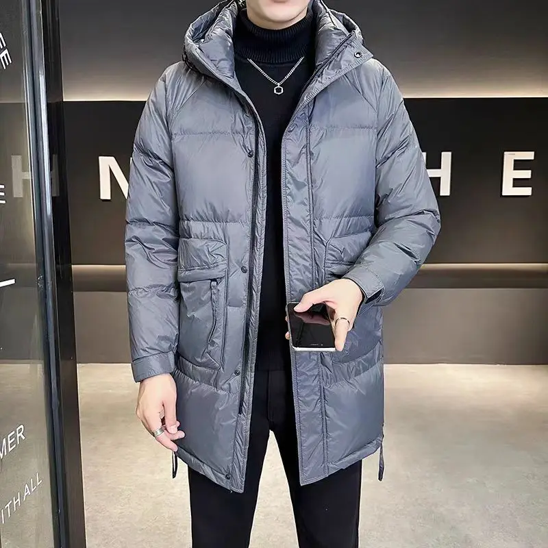 Пуховик средней длины