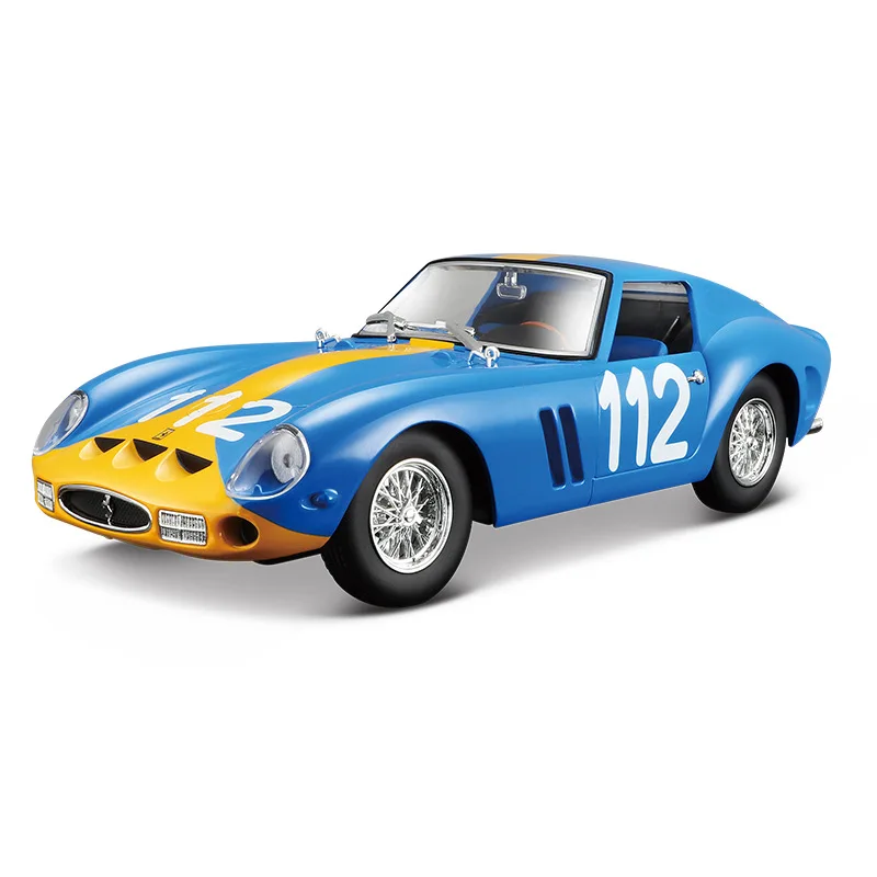 Bburago Ferrari 250 Gto Масштаб 1:24 Литая Под Давлением Модель Автомобиля Fxx K