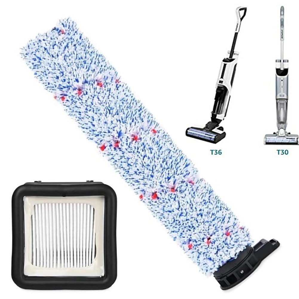 

For AlfaBot T30 T36 Roller Brush Filter High Quality Hot Sale New Rug Microfiber 1 Set Vacuum Cleaner Accessories