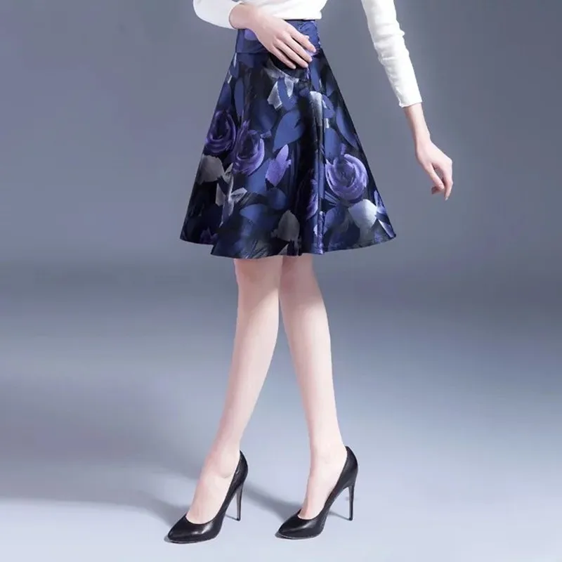 Летние шифоновые мини-юбки для женщин корейский английский стиль атласная