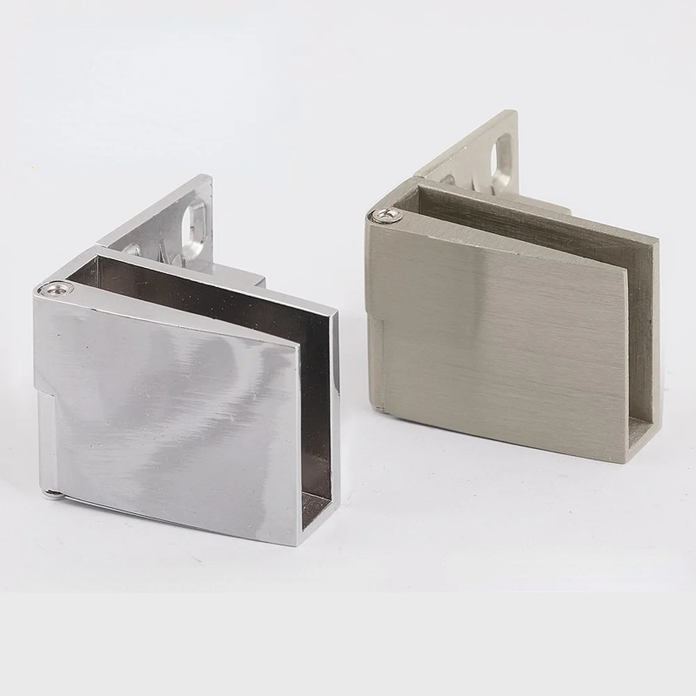 Самозакрывающиеся петли из цинкового сплава для витрин без сверления зажим