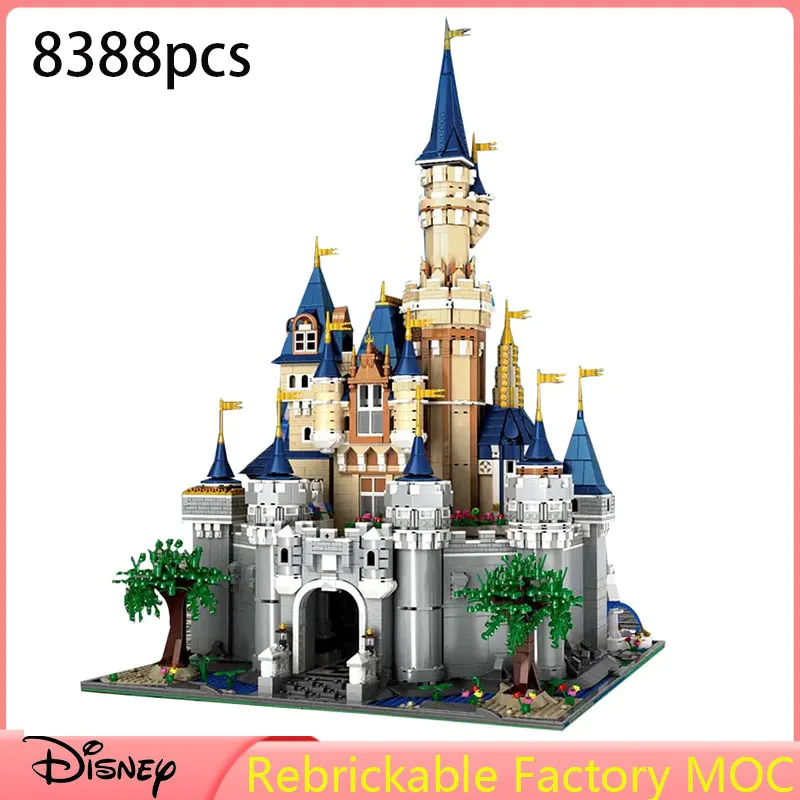 

Disney 8388 шт., Детский конструктор «Золушка»