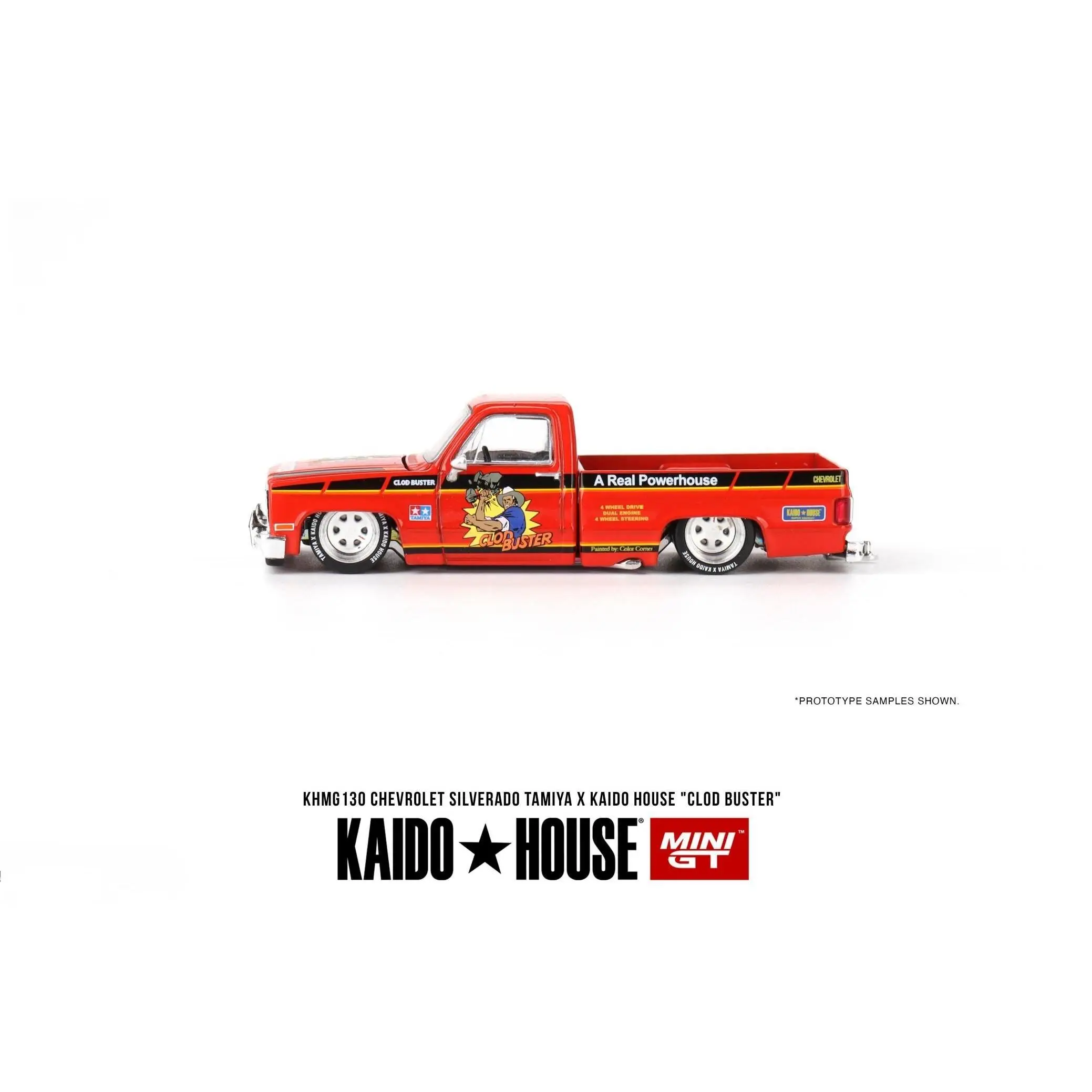 TSM KAIDO HOUSE MINIGT 1/64 KHMG130 silverado Orang Chase Vanish Модель автомобиля из литого под давлением