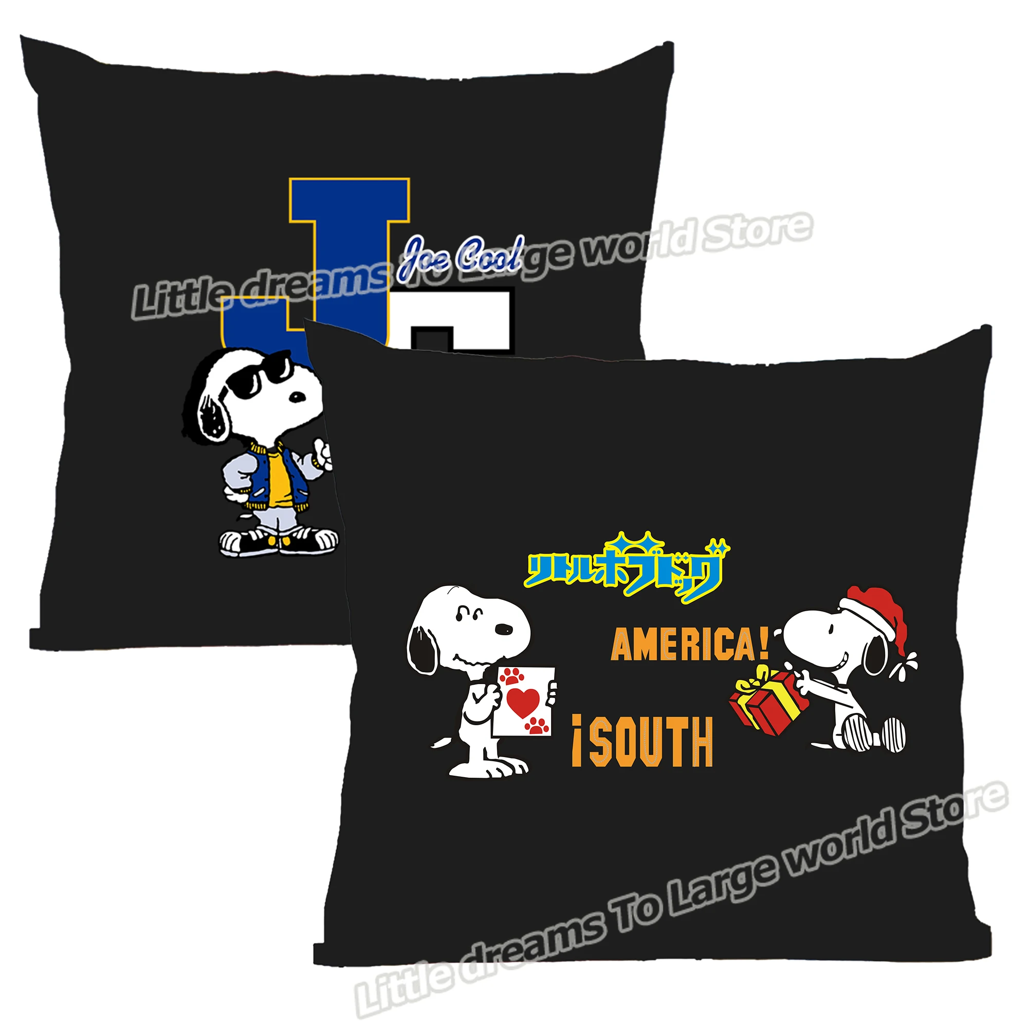 

snoopy PILLOW CASE High Quality Cushion Cover Funny Cover Living Room Sofa Car Throw Pillows Home Decoration Chase Pillowcase