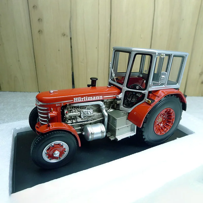 

Смола масштаб 1:32 hurlimann DH 6 инженерный трактор фермерская модель автомобиля для взрослых Классическая коллекция дисплей сувенирное украшени...