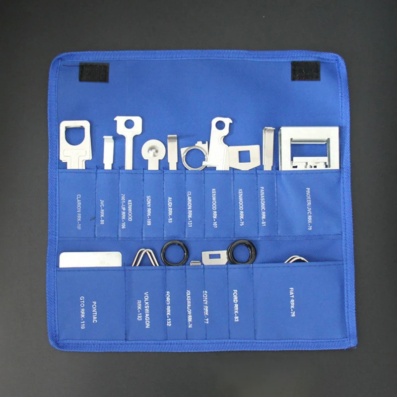 

38Pcs Car Stereo Radio Removal Tool Key Kit Auto Radio Panel Door Clip Panel Trim Dash Automotive Navigation Disassembly Tools