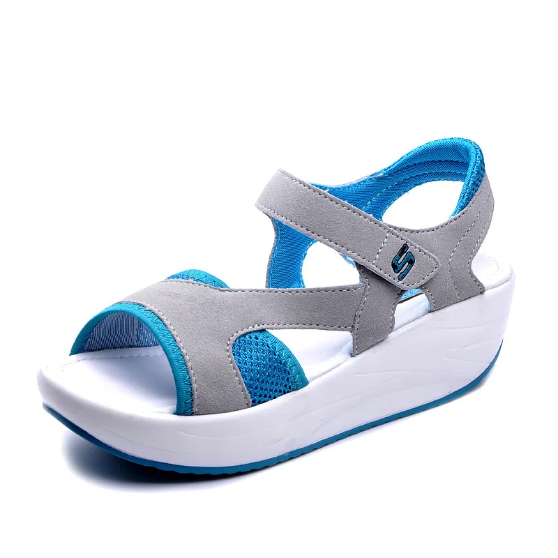 

Women Sandals 2022 Heels Sandals Peep Top Summer Shoes Women Platform Sandals Soft Wedges Shoes Sandalias Mujer Casual Footwear