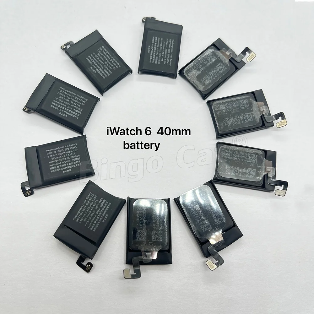 Novecel 2 шт. 100% новый аккумулятор для Apple Watch Series SE SE2 4 5 6 7 8 Bateria для IWatch LTE S4 S5 S6 S7 S8 S9 4041424445 мм (art.: 3920d1faae1bb) - 3920d1faae1bb