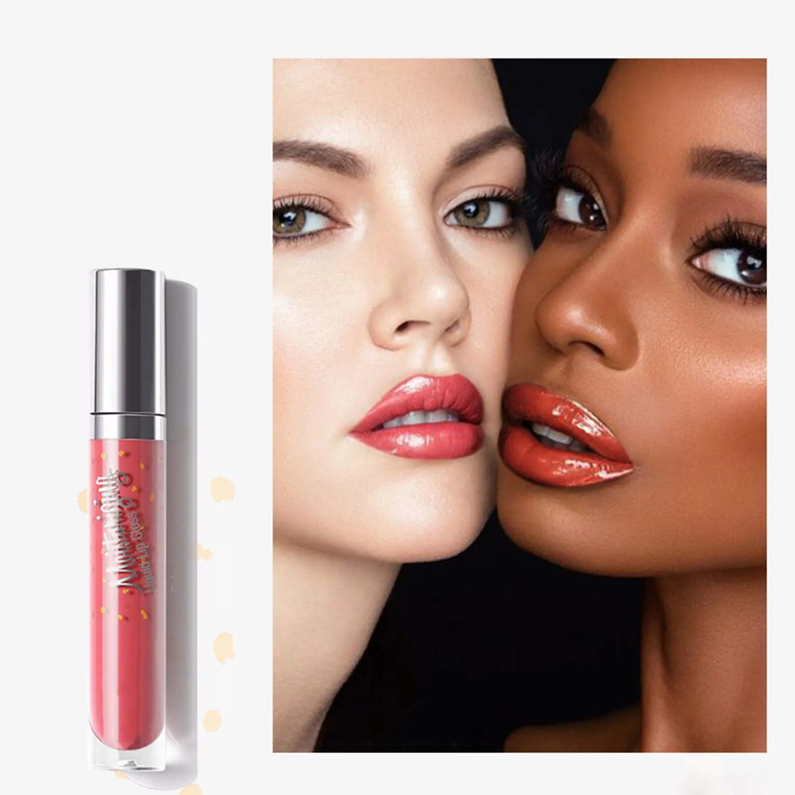 

Зеркальная Глянцевая губная помада серии Watery с высоким блеском жидкая помада для ежедневного макияжа