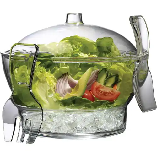 

CB-3-A Cold Ice Acrylic Bowl, 6.5 Qt, Off White