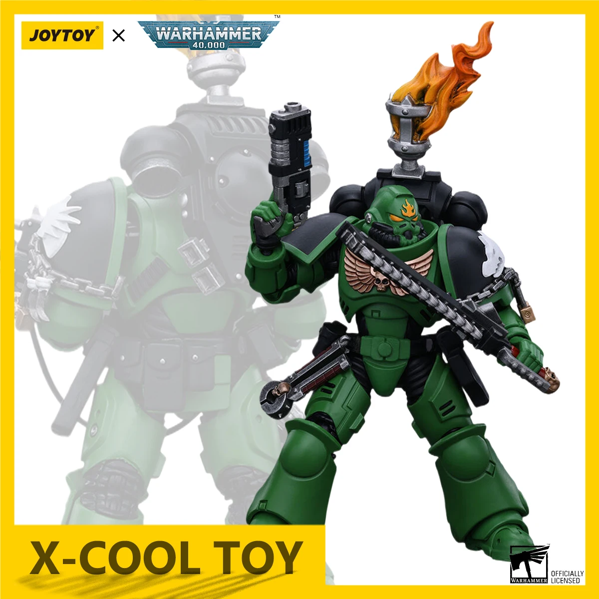 Коллекционная фигурка JOYTOY Warhammer 40K Salamanders Intercessors