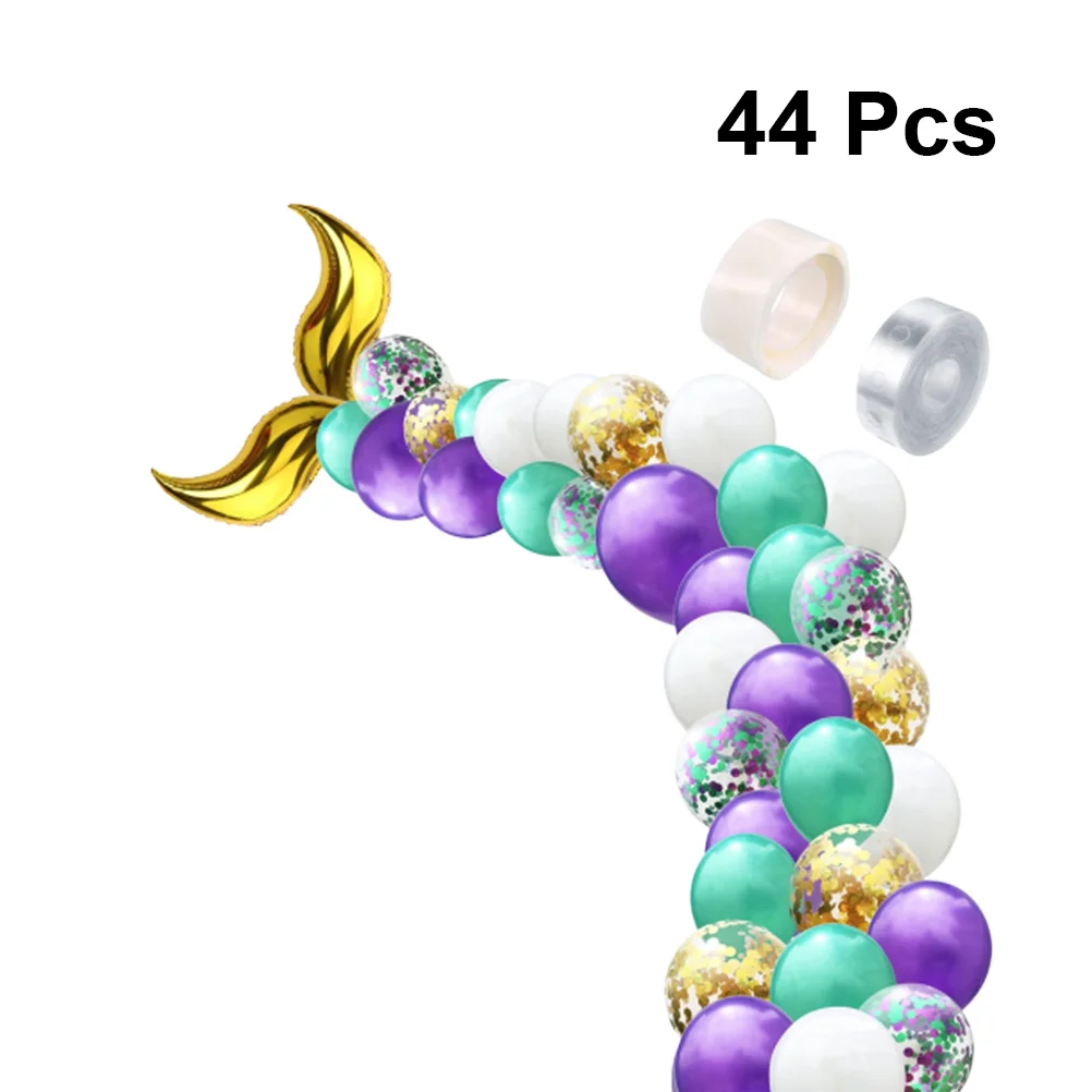 

Mermaid Birthday Party Decorations Metallic Latex Balloon Balloon Mermaid Tail Ocean Balloons Girls Mermaid Balloon