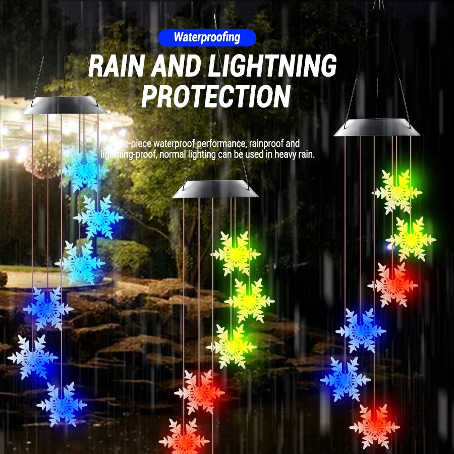 Красочный Светодиодный Подвесной Светильник На Солнечной Энергии