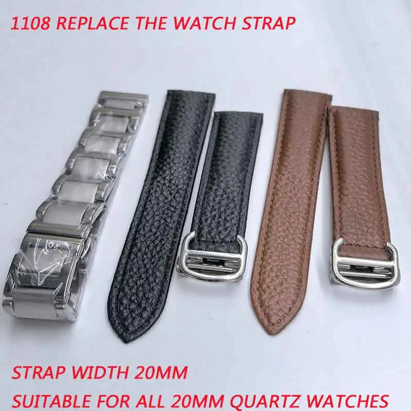 Замена ремешка SANDA Watch 1108 подходит для всех кварцевых часов с шириной 20 мм.