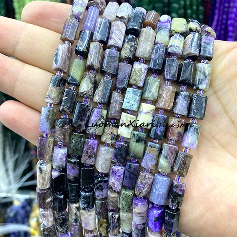 Натуральные бусины из чароита LUOMAN XIARI