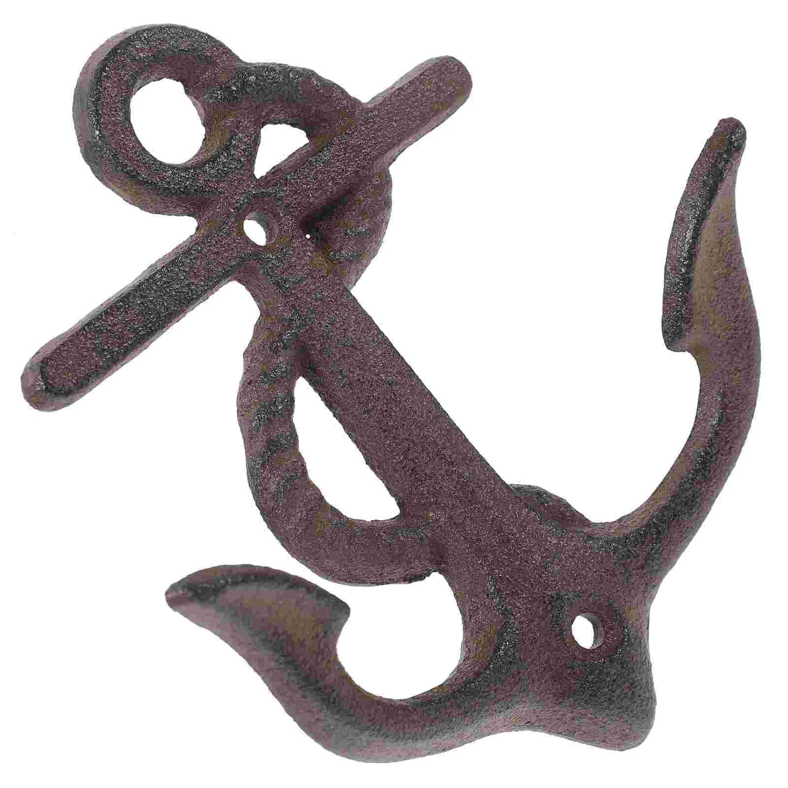 

Vintage Anchor Hook Rustic Cast Iron Nautical Boat Anchor Molding Wall Hook