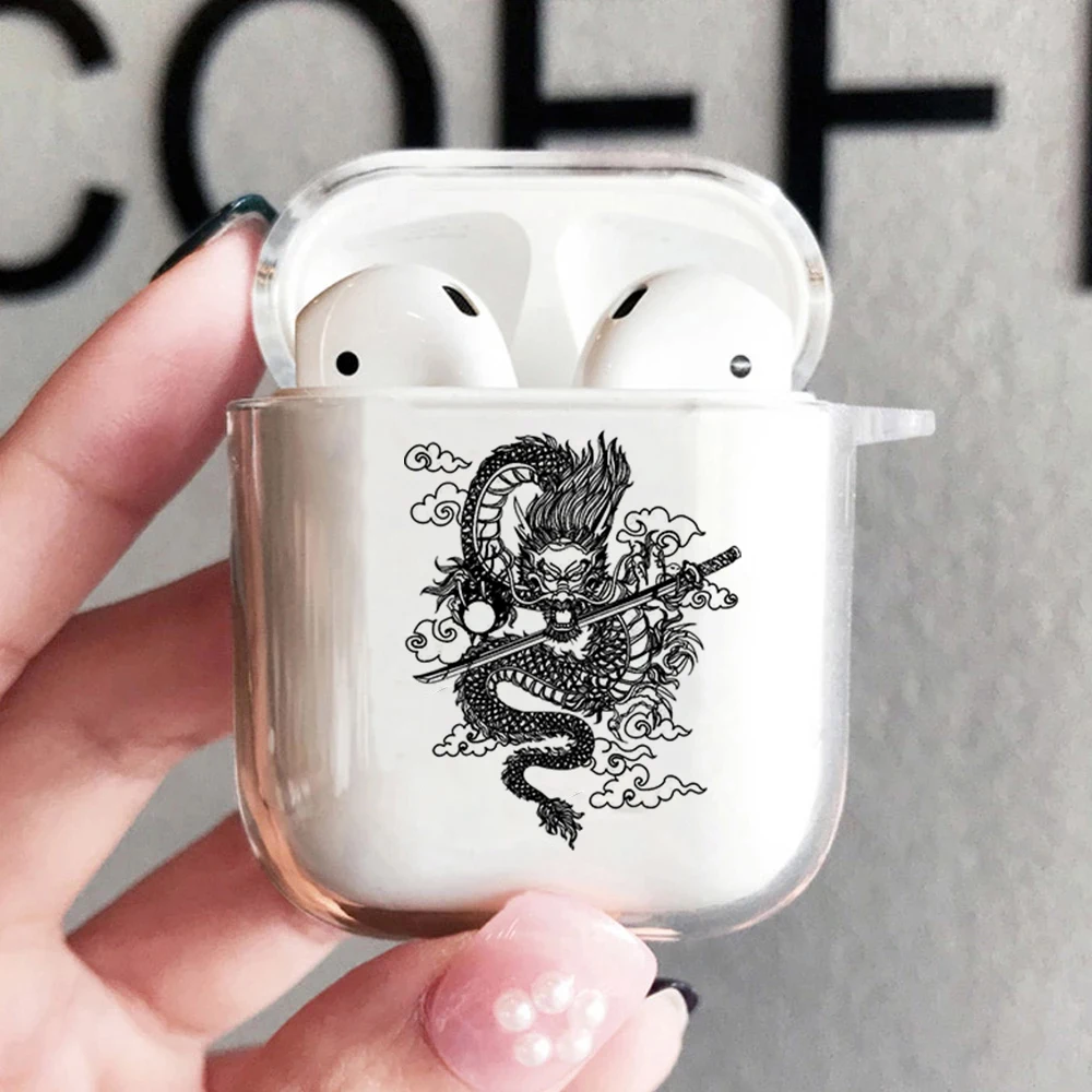 

Чехол для наушников Apple Airpods 3 с забавным дизайном в виде дракона и животного, чехол для телефона Air Pods Pro 2 1, чехол, чехлы