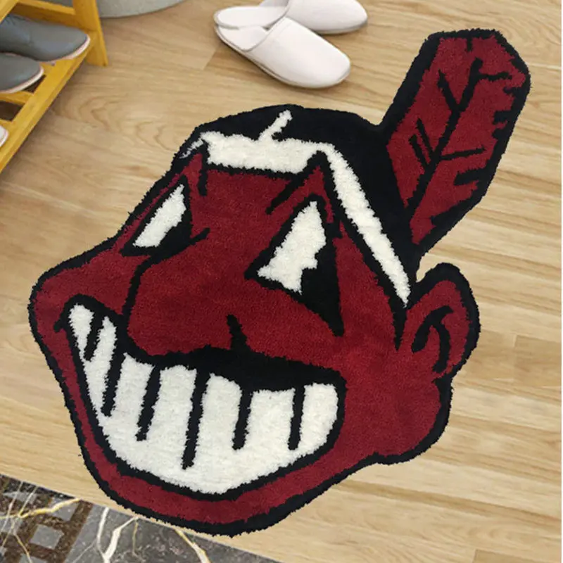 Индийский аборигенный ковер, домашний декор, супер мягкий Флокированный напольный коврик, ковер для гостиной, Нескользящие впитывающие коврики для ванной 75x60 см, коврик для двери