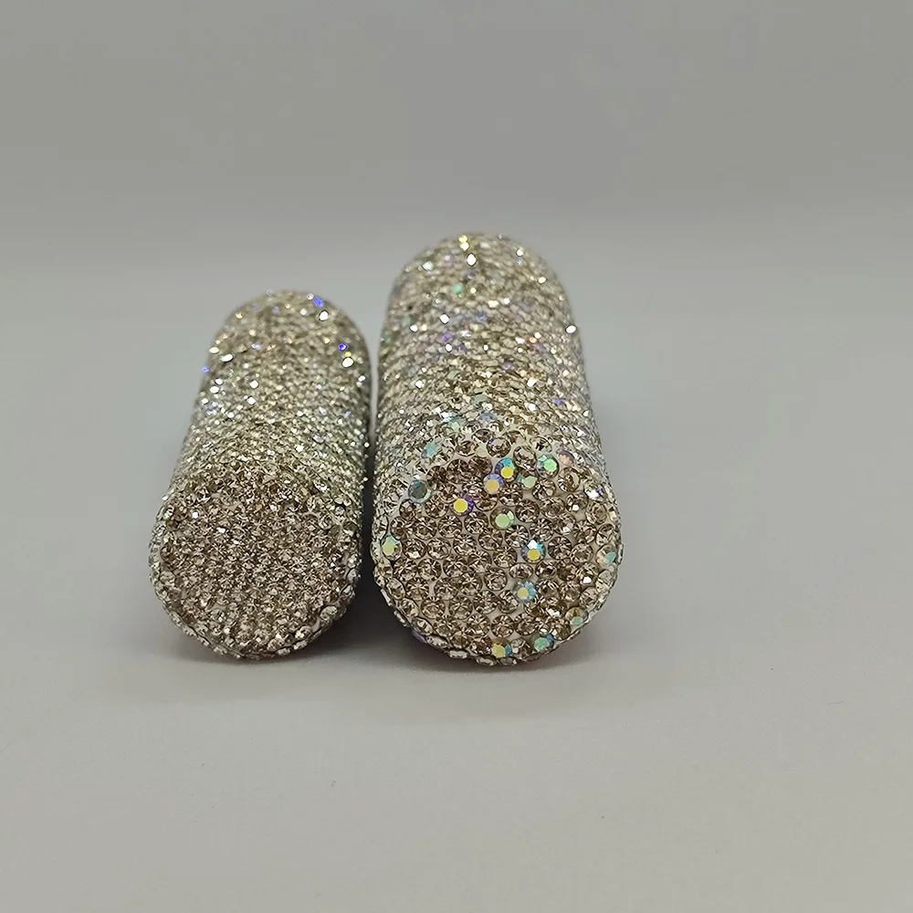 5/10ml Portable Storage Box Perfume Spray Bottle Rhinestones Sparkling For Travel Cosmetic Essential Oils Container