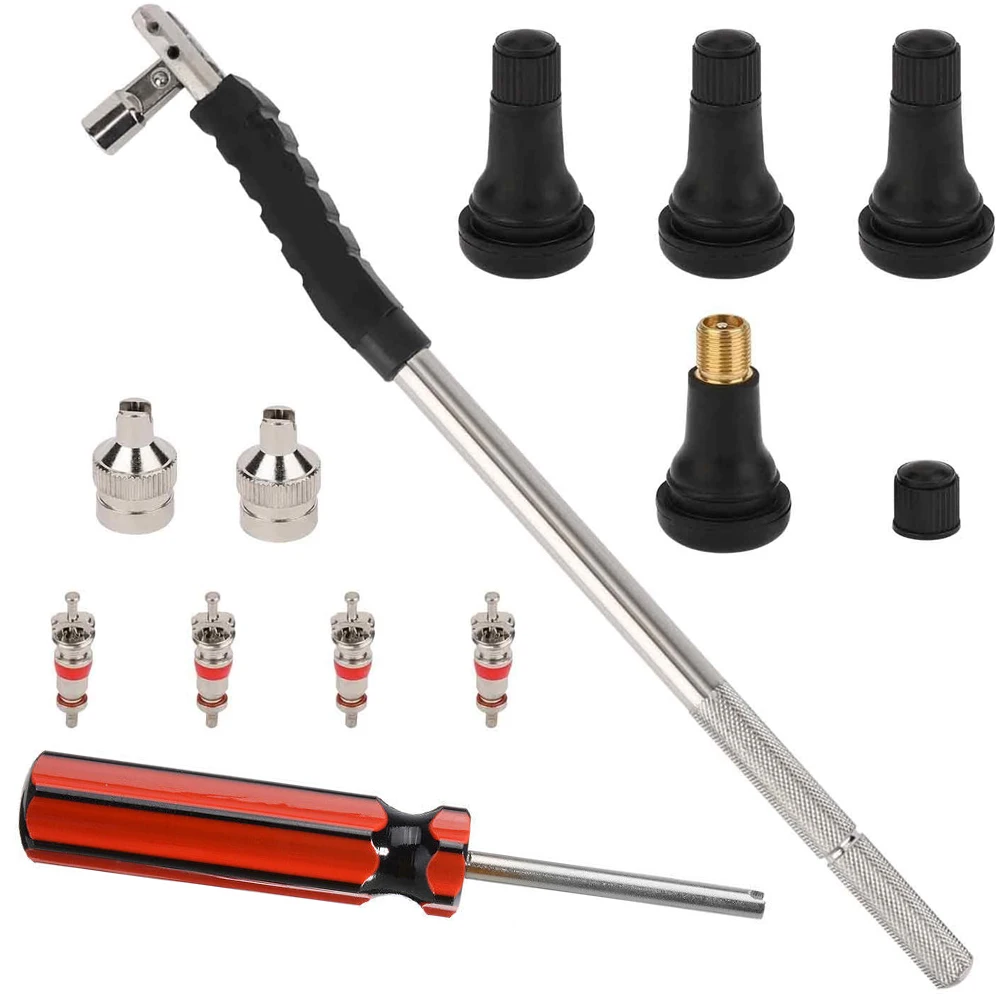 

1 комплект инструмент для снятия и установки стержня клапана шины, 4-ходовой инструмент для снятия сердечника клапана, инструмент для установки с одной головкой