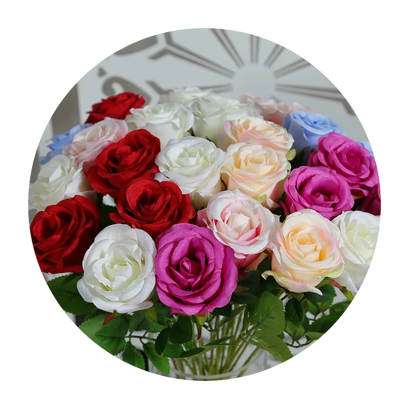 Букет из розового шелка 50 см | Дом и сад