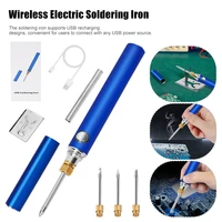 new wireless electric soldering iron fast heating tin solder iron 4 temps adjustable portable rechargeable welding repair tools