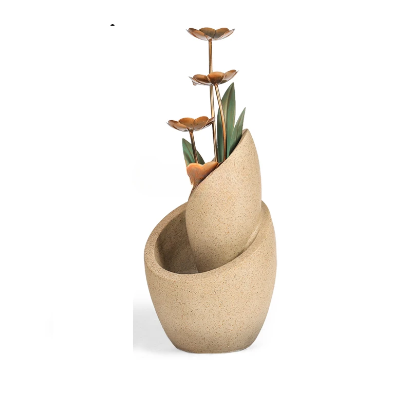 Декоративный фонтан двор циркуляция наружный вход дом гостиница сад напольные