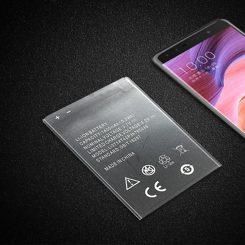 Мобильный аккумулятор для ZTE Blade A3 T220 AF3 T221 A5 AF5 1400 мАч Li3714T42P3h765039