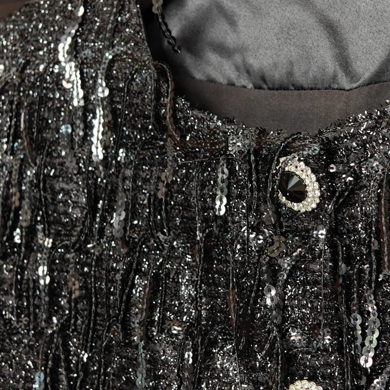 KBQ однотонные блестящие перья шикарные элегантные пальто для женщин с круглым