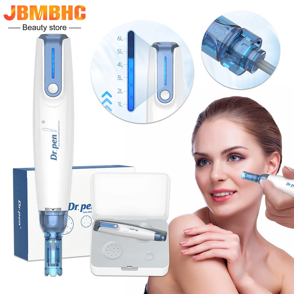 

Dr Pen Ultima A9 Professional Dermapen Electric Wireless Derma Pen RF Radio Frequency Microneedling Machine Facial Mesotherapy