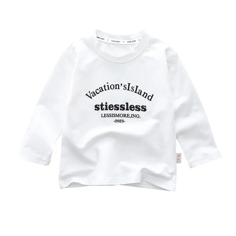 

New Spring Autumn Fashion Baby Clothes Children Boys Girls Cotton T-Shirt Toddler Casual Costume Infant Outfits Kids Sportswear