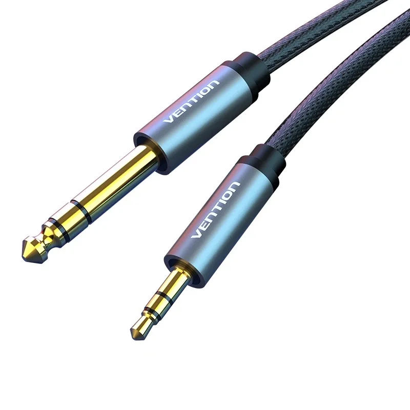 Audio Cable Big To Small 6.5 To 3.5 Mono Electric Guitar Speaker Computer Power Amplifier Speaker Mixer Adapter Cable