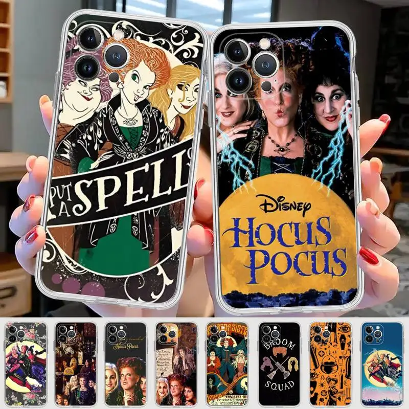 

Disney hocus pocus Phone Case For iPhone 14 11 12 13 Mini Pro XS Max Cover 6 7 8 Plus X XR SE 2020 Funda Shell