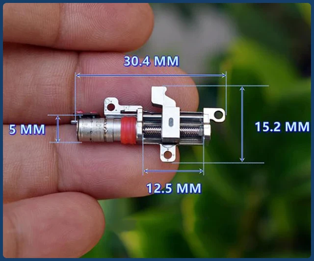 Микро крошечный 5 мм 2-фазный 4-проводной прецизионный планетарный редуктор