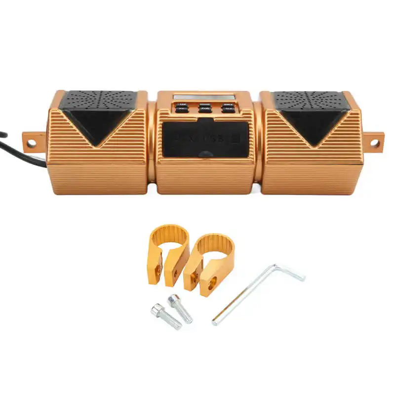 

Motorcycle Stereo Speaker Stylish Appearance Bluetooth Amplifier EDR Technology for Motorbike