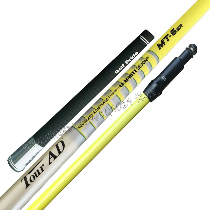Golf Shaft Tour AD MT-6 Graphite Shaft Free Assembly Connector 0.335 Tip Size Clubs Wood Driver and Grips