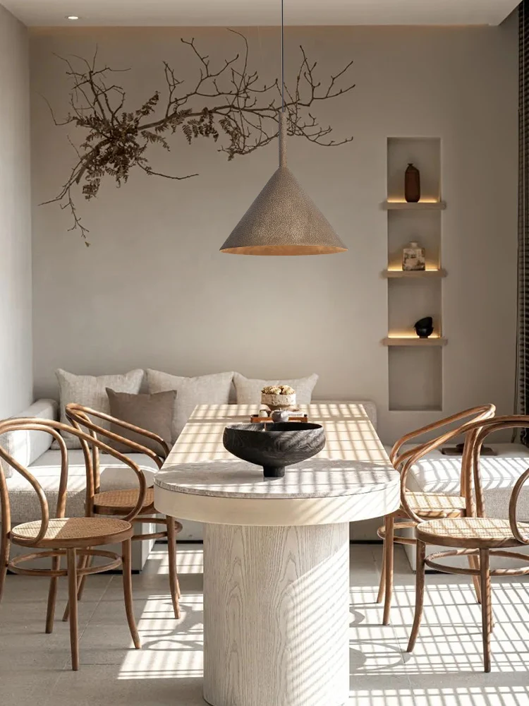 Металлическая люстра Wabi Sabi в скандинавском стиле ручной работы для бара кухни