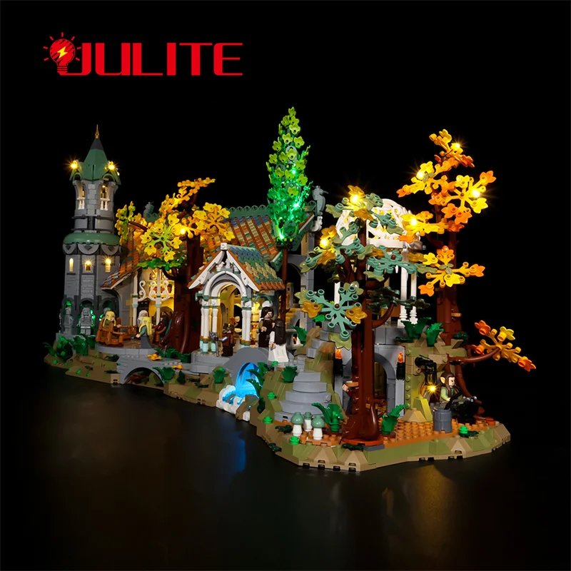 

LED Lighting Block Kit For Creator 10316 The Lord Rings Rivendell DIY Toys Set (Not Included Building Blocks)