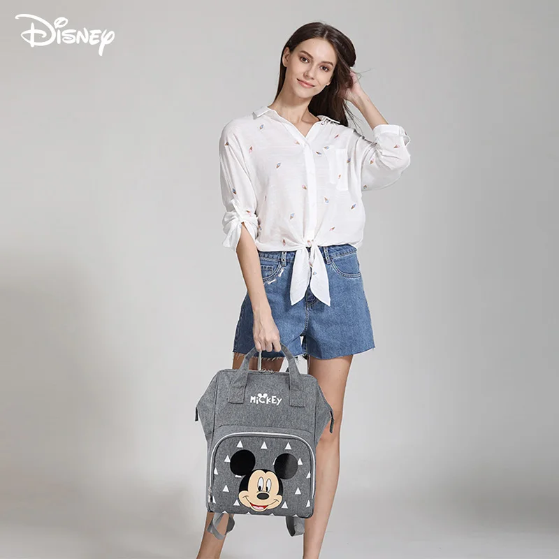 Новинка 2022 Сумки Disney для женщин вместительная сумка подгузников с USB рюкзак мам и