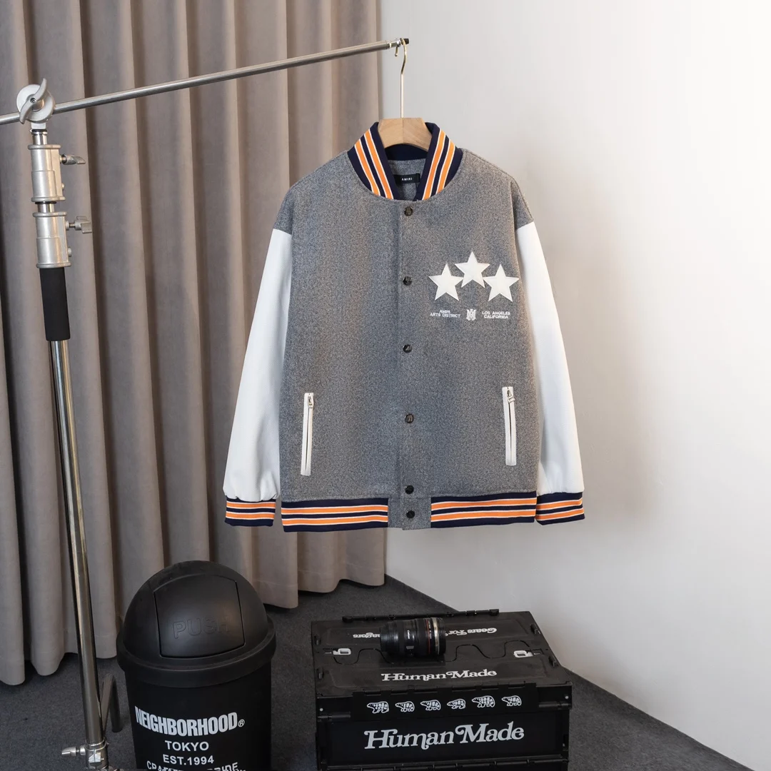 Куртки AMIRI ткань высокого качества против морщин комфортный дышать Мода Тонкая