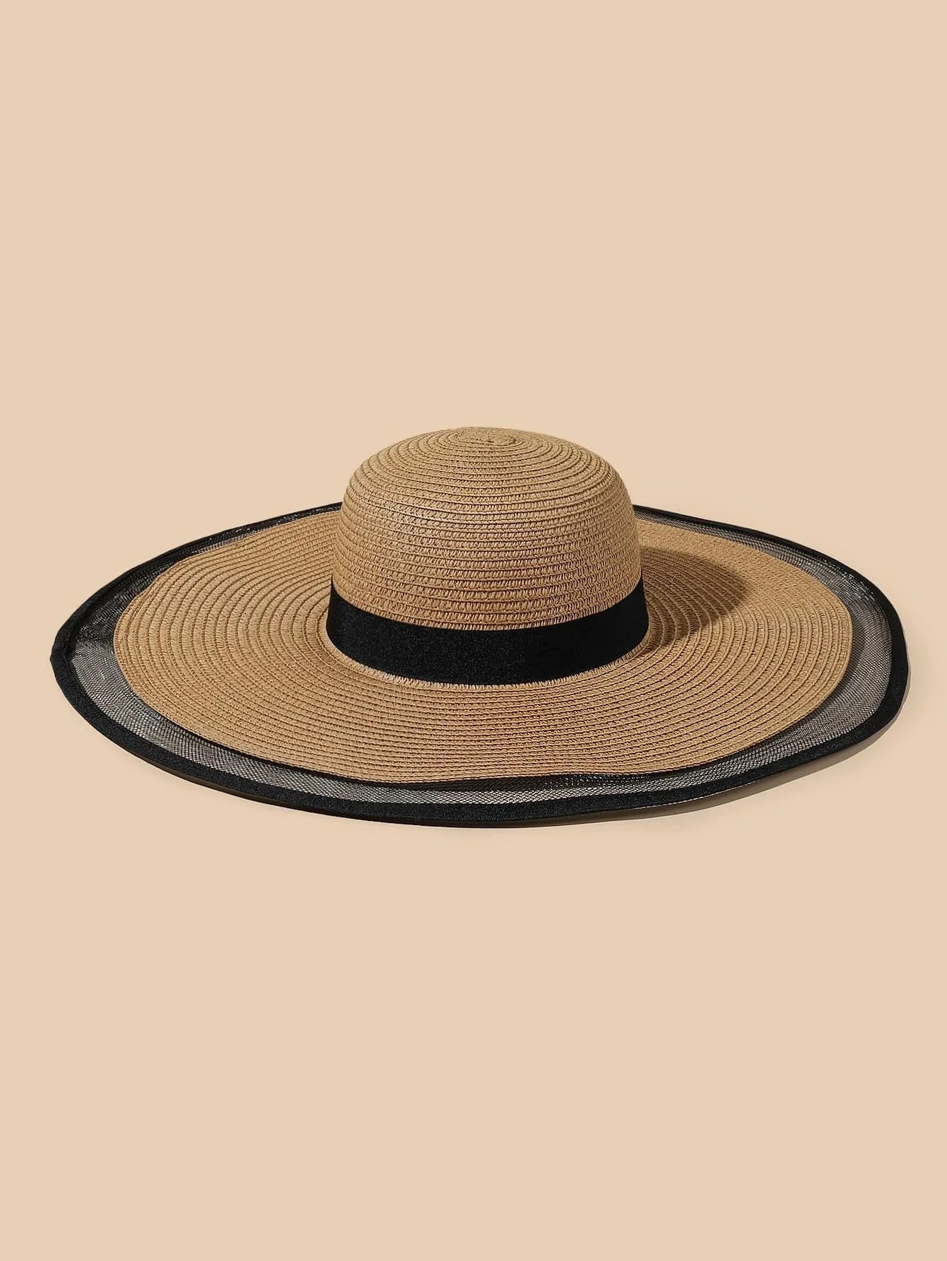 

hat Mesh Panel Straw Hat beach