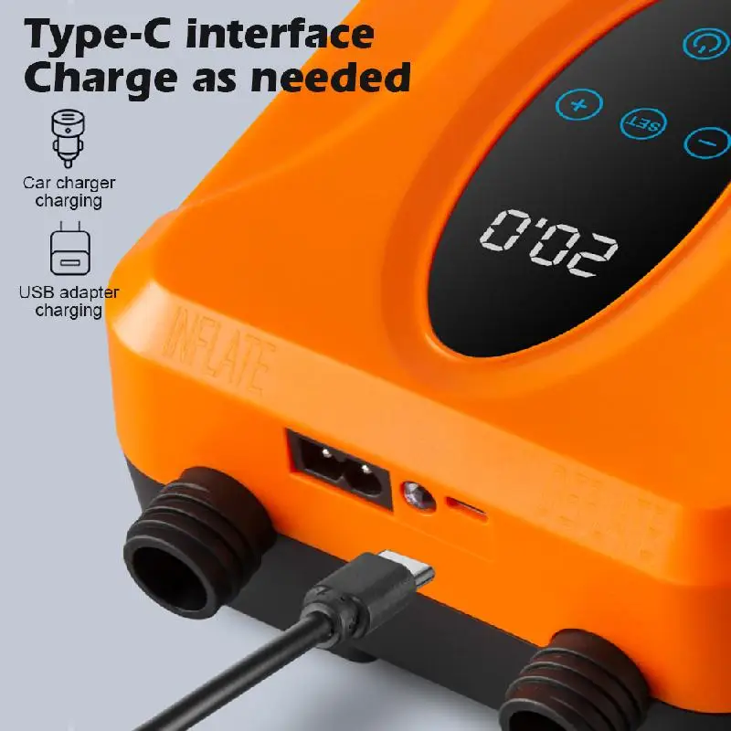 Насос питания 20PSI питание от аккумулятора интеллектуальная двухступенчатая
