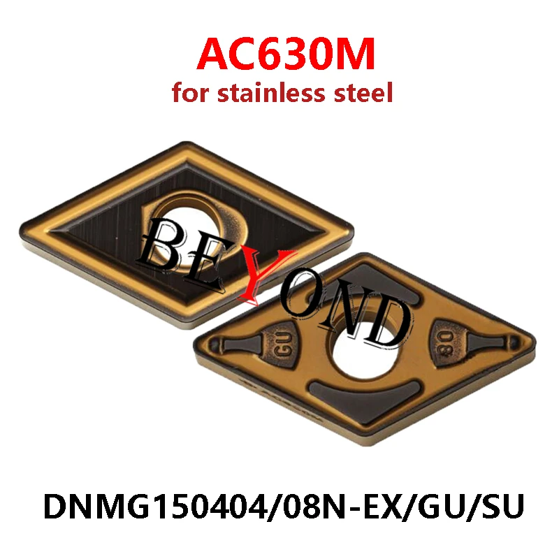 100% Original Carbide Inserts DNMG150404N-EX-SU DNMG150408N-GU AC630M For Stainless Lathe Cutter CNC DNMG150404 DNMG150408 DNMG