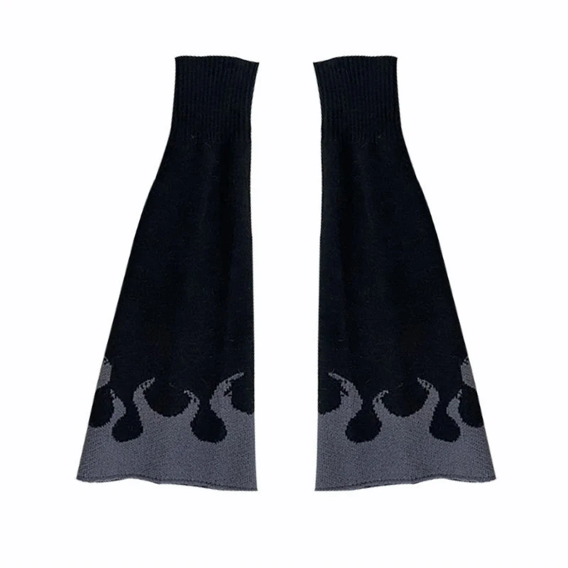 

Милые гетры Y2K, вязаные расклешенные рукава, готические мешковатые манжеты, носки до щиколотки