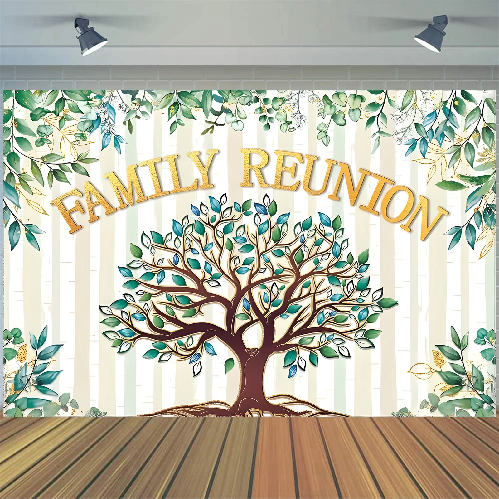 Фотофон с изображением семейного объединения 5x3 фута дерева добро пожаловать в