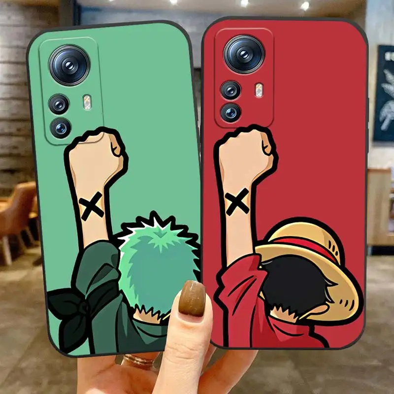 

Anime Art Cute O-One P-Piece Phone Case For Xiaomi Mi 13 12T 12S 12X 12 11 11T 11i 10T 10 9 8 Pro Lite Ultra 5G Black Cover