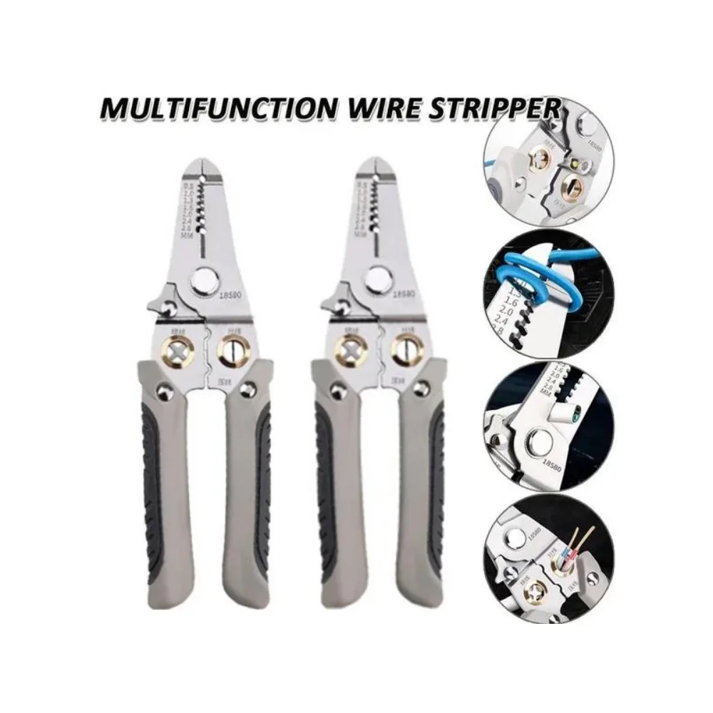 

1PCS Wire Stripping Pliers Electrician Special Wire Crimping Splitting Pliers Universal Wire Cutting Cable Pliers Wire Stripper