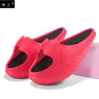 2021 Модные женские массажные туфли для похудения и фитнеса, Мягкая изогнутая обувь для похудения, домашняя обувь, талии, функциональные Тапочки