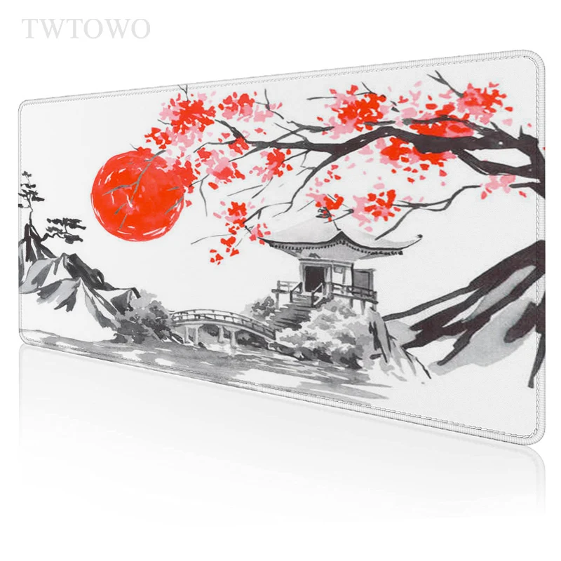 

Japanese Cherry Blossoms Sakura Mouse Pad Gamer XL Custom New HD Home Mousepad XXL Mouse Mat Anti Slip Carpet Soft PC Mice Pad