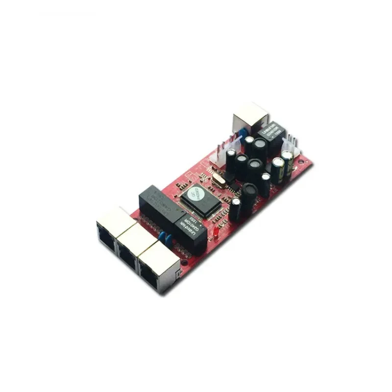 OEM/ODM 4-портовый 10/100/1000 Мбит/с Un-управляемый Ethernet-коммутатор RJ45 порт неуправляемый